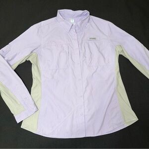 Columbia PFG button down Omni-Freeze Zero‎ women’s XL